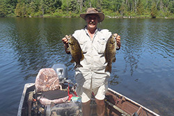 Smallmouth Bass on Wilson Lake